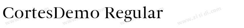 CortesDemo Regular字体转换 CortesDemo Regular字体转换